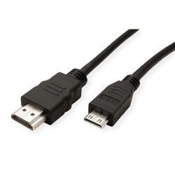 ROLINE GREEN HDMI High Speed Cable + Ethernet, A - C, M/M, 2 m