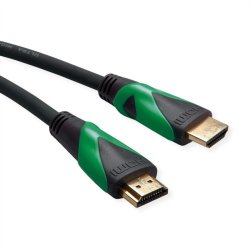 ROLINE GREEN ATC HDMI 8K (7680 x 4320) Ultra HD Cable + Ethernet, M/M, black, 3 m