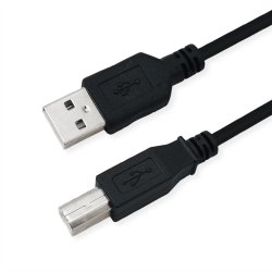 ROLINE RM USB2.0 Cable, A-B, M/M, 0.8m