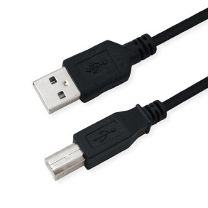 ROLINE RM USB2.0 Cable, A-B, M/M, 0.8m