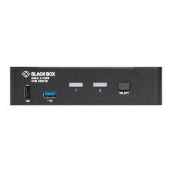 Black Box 4K60, Usb-C, 2-Port Displayport Usb Audio Kvm Switch