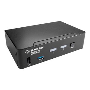 Black Box 4K60, Usb-C, 2-Port Displayport Usb Audio Kvm Switch