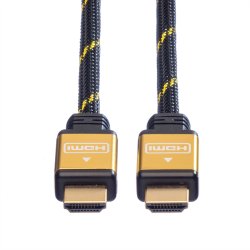 ROLINE GOLD HDMI High Speed Cable + Ethernet, M/M, 2 m
