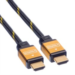 ROLINE GOLD HDMI High Speed Cable, M/M, 2 m