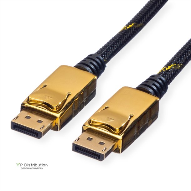 ROLINE GOLD DisplayPort Cable, DP-DP, M/M, 2 m