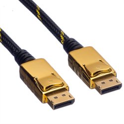 ROLINE GOLD DisplayPort Cable, DP-DP, M/M, 3 m