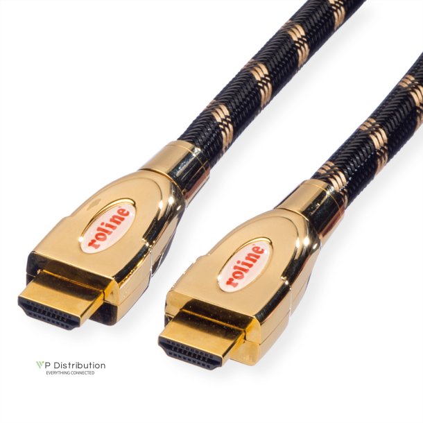 ROLINE GOLD HDMI Ultra HD Cable + Ethernet, M/M, 2 m