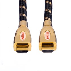 ROLINE GOLD HDMI Ultra HD Cable + Ethernet, M/M, 2 m