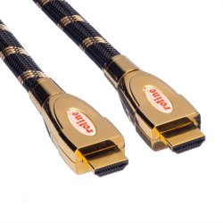 ROLINE GOLD HDMI Ultra HD Cable + Ethernet, M/M, 1 m