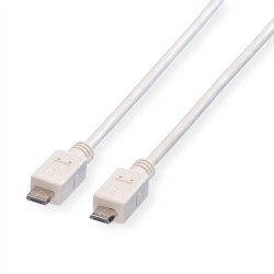 VALUE USB 2.0 Cable, Micro A - Micro B, M/M, 1.8 m