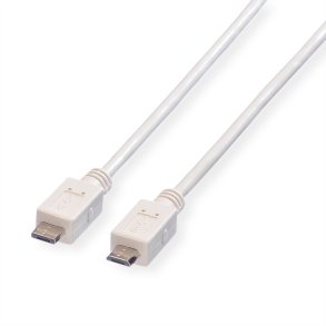 VALUE USB 2.0 Cable, Micro A - Micro B, M/M, 1.8 m