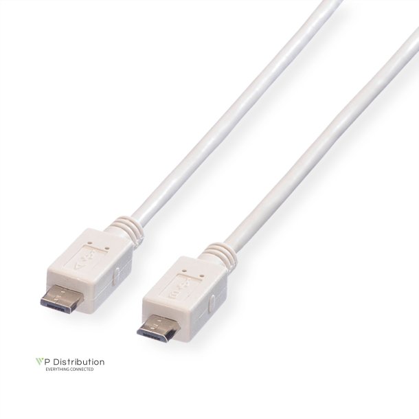 VALUE USB 2.0 Cable, Micro A - Micro B, M/M, 1.8 m