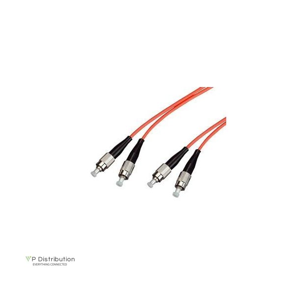 PeakOptical FC/PC-FC/PC, Duplex, OM1, 1M, 3.0mm Fiber Diameter: 62.5/125&micro;m 