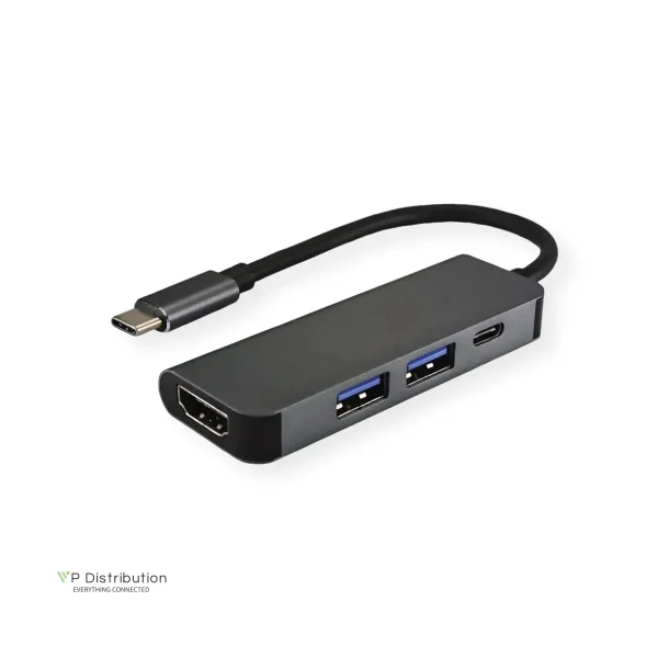 VALUE USB - C Dock, 1x HDMI, 2x USB3.2 Gen2 A, PD, 4K@30Hz