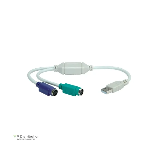 VALUE USB To 2x PS/2 Adapter Cable