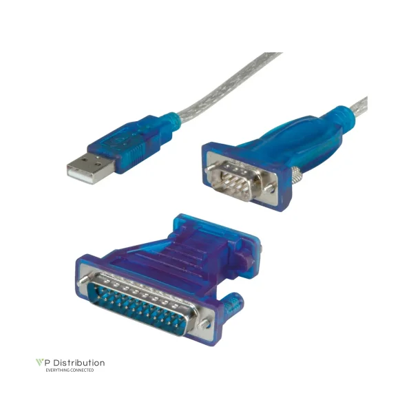 VALUE Converter Cable USB To Serial, 1.8m