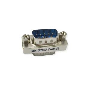 VALUE Mini Gender Changer, 25 Pin M/M