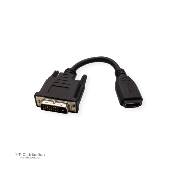 VALUE Cableadapter DVI - HDMI, M/F