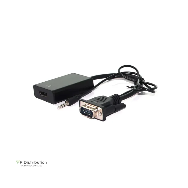 VALUE Cableadapter, VGA + Audio - HDMI, M/F, 0.15m