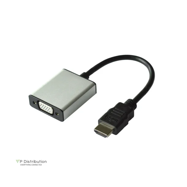 VALUE Cableadapter, HDMI - VGA, M/F, Audio Stereo 