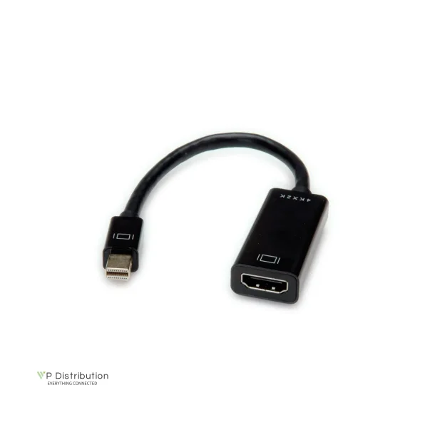 VALUE Cableadapter Mini DP - HDMI, M/F, v1.2, high performance