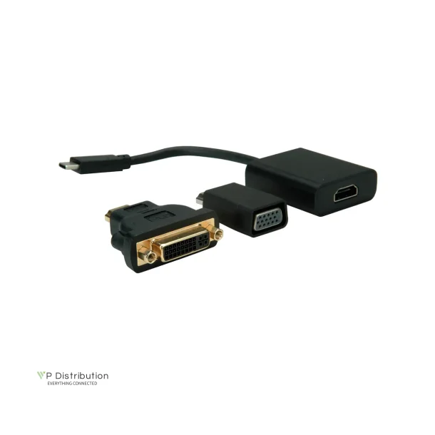 VALUE Combo Adapter C - HDMI/DVI/VGA, M/M