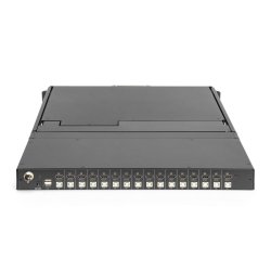 Modular Console with 17 TFT48,3cm 8Port KVM Touch 8 x HDMI, HD Resolution, FR Keyboard