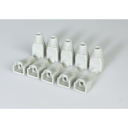 Kink protection hood f. RJ45 grey 10pcs
