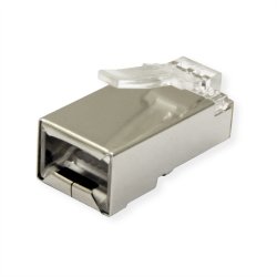 ROLINE Cat.5e (Class D) Modular Plug, 8p8c, STP, for Stranded Wire, 10 pcs.