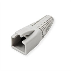 ROLINE Kink Protection Hood for RJ45, cuttable, 10 pcs., grey