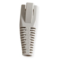 ROLINE Kink Protection Hood for RJ45, cuttable, 10 pcs., grey