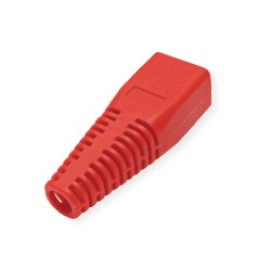ROLINE Kink Protection Hood for RJ45, cuttable, 10 pcs., red