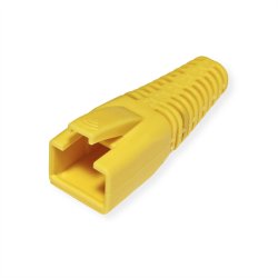 ROLINE Kink Protection Hood for RJ45, cuttable, 10 pcs., yellow