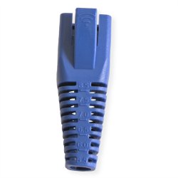 ROLINE Kink Protection Hood for RJ45, cuttable, 10 pcs., blue