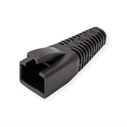 ROLINE Kink Protection Hood for RJ45, cuttable, 10 pcs., black