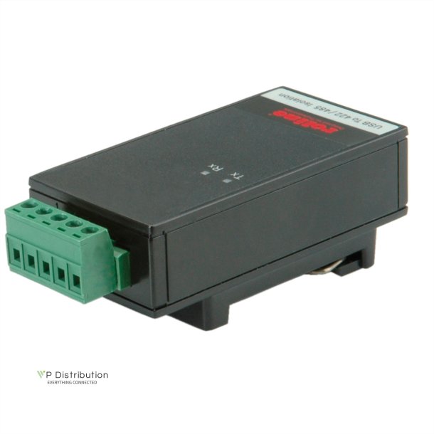ROLINE USB 2.0 to RS422/485 Adapter, with Isolation, for DIN Rail