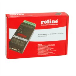 ROLINE RS-232 to RS-422/485 Converter, Din Rail, self powered