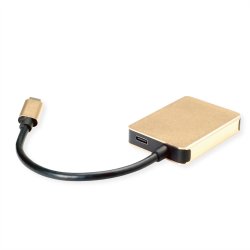 ROLINE GOLD USB Type C Docking Station, 4K HDMI, 2x USB 3.2 Gen 1 ports, 1x USB Type C PD (Power Delivery)