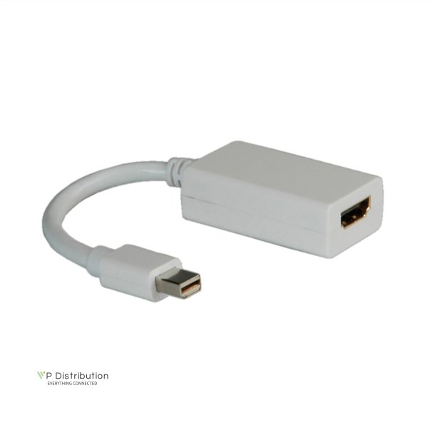 ROLINE Mini DisplayPort-HDMI Adapter, MiniDP M - HDMI F