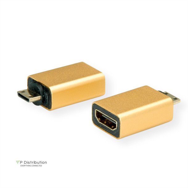 ROLINE HDMI Adapter, HDMI F - HDMI Mini M