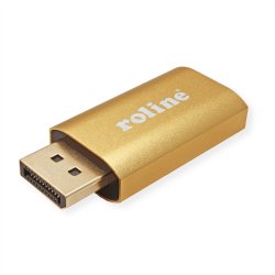 ROLINE GOLD 4K Adapter, active, v1.2, DP-HDMI, M/F