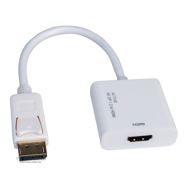 ROLINE Adapter, active, v1.2, DP-HDMI, M/F