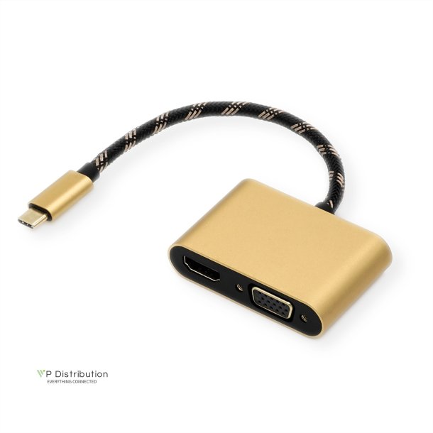 ROLINE Type C - HDMI/VGA Adapter, M/F