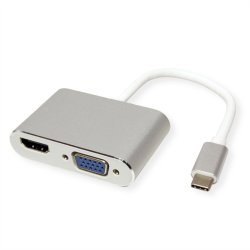ROLINE Type C - HDMI/VGA Adapter, M/F