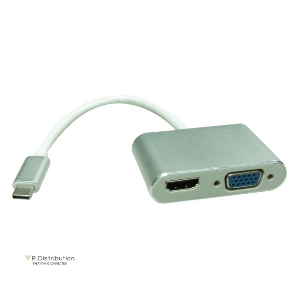 ROLINE Type C - HDMI/VGA Adapter, M/F