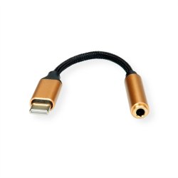 ROLINE GOLD Type C - 3.5mm Audio Adapter, M/F, 0.13 m