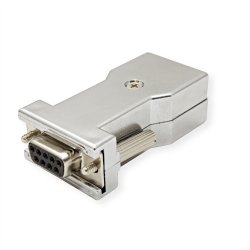 ROLINE DB9 socket - RJ-45 socket 8P / 8C 8-Wire, silver