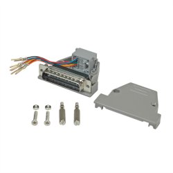 ROLINE DB25 plug - RJ-45 socket 8P / 8C 8-Wire