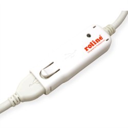 ROLINE USB 2.0 Active Repeater Cable for 12.04.1085, 12 m