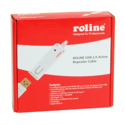 ROLINE USB 2.0 Active Repeater Cable for 12.04.1085, 12 m